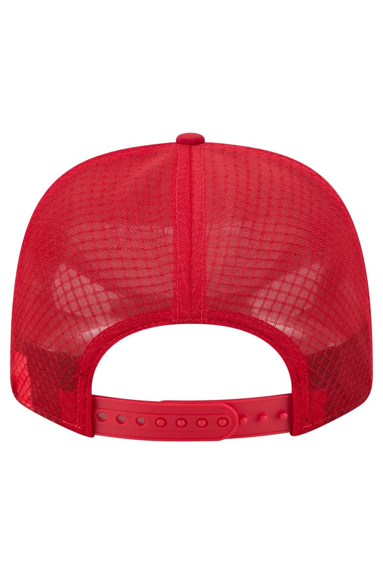 Men's New Era Scarlet San Francisco 49ers Micro Badge 9SEVENTY Adjustable Hat, Alternate, color, Scarlet