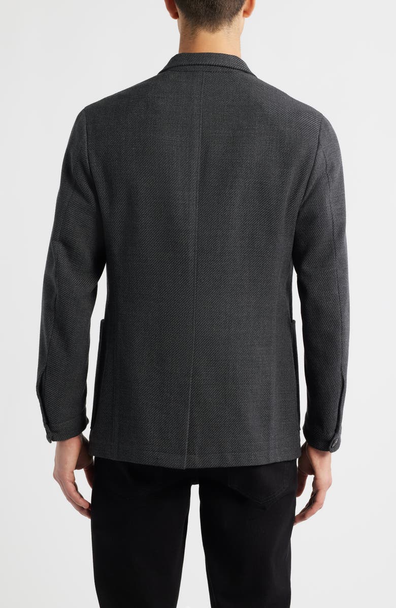 Canali Nuvola Regular Fit Wool Blend Sport Coat, Alternate, color, Charcoal