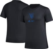 adidas Women's adidas Black San Jose Earthquakes AEROREADY Club Icon T-Shirt