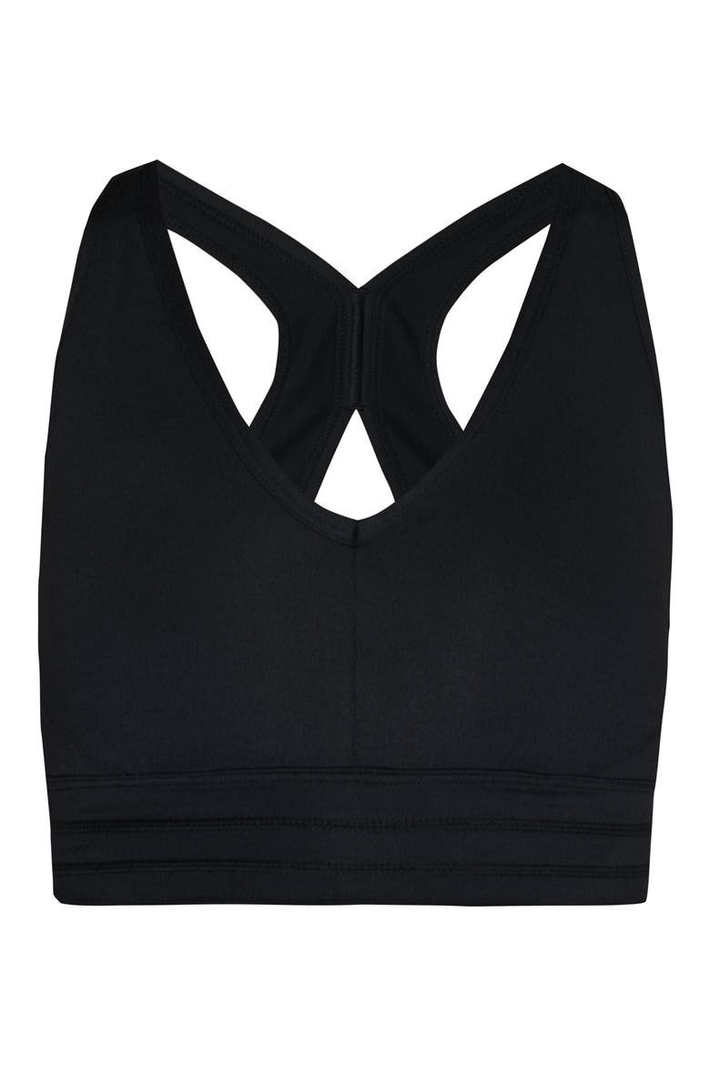 Gaia Yoga Sports Bra, Alternate, color, BLACK