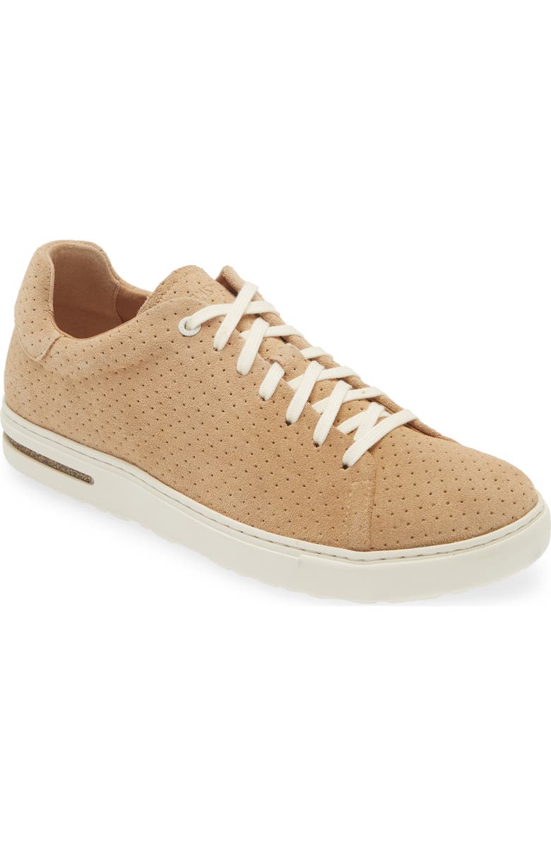 Birkenstock Bend Low Top Sneaker, Main, color, Beige Dotted Suede