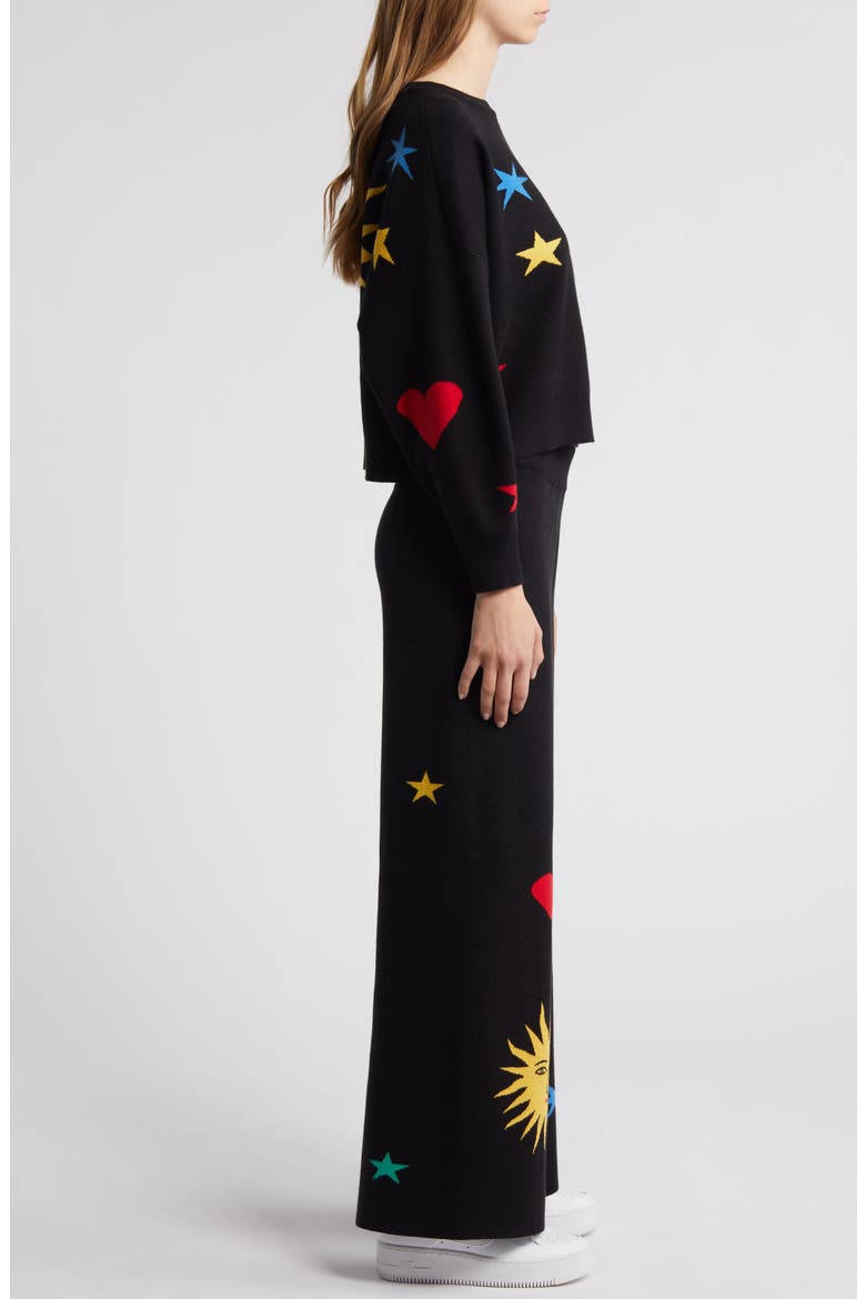 Celestial Knit Long Sleeve Sweater & Pants Set, Alternate, color, CELESTIAL