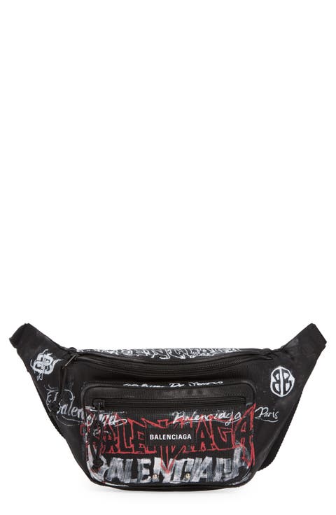 Explorer Graffiti Logo Canvas Belt Bag