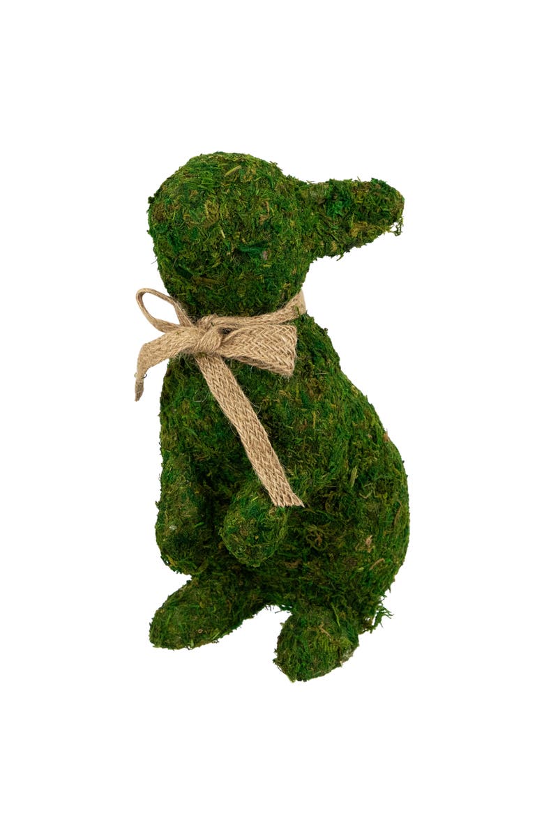 Northlight Standing Moss Easter Rabbit Figurine - 10", Alternate, color, Green