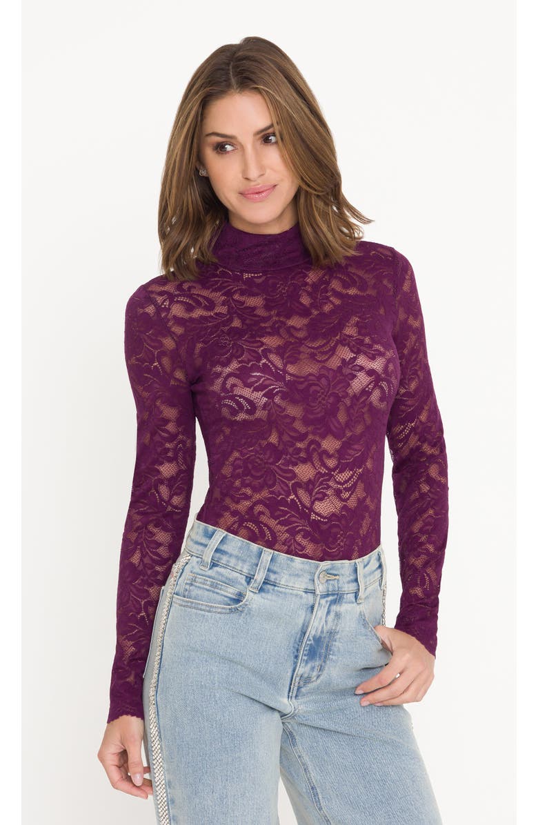 Generation Love Tyla Lace Top, Alternate, color, Purple