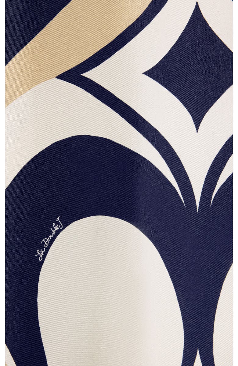 La DoubleJ Chemise Swing Dress, Alternate, color, Jive Macro White