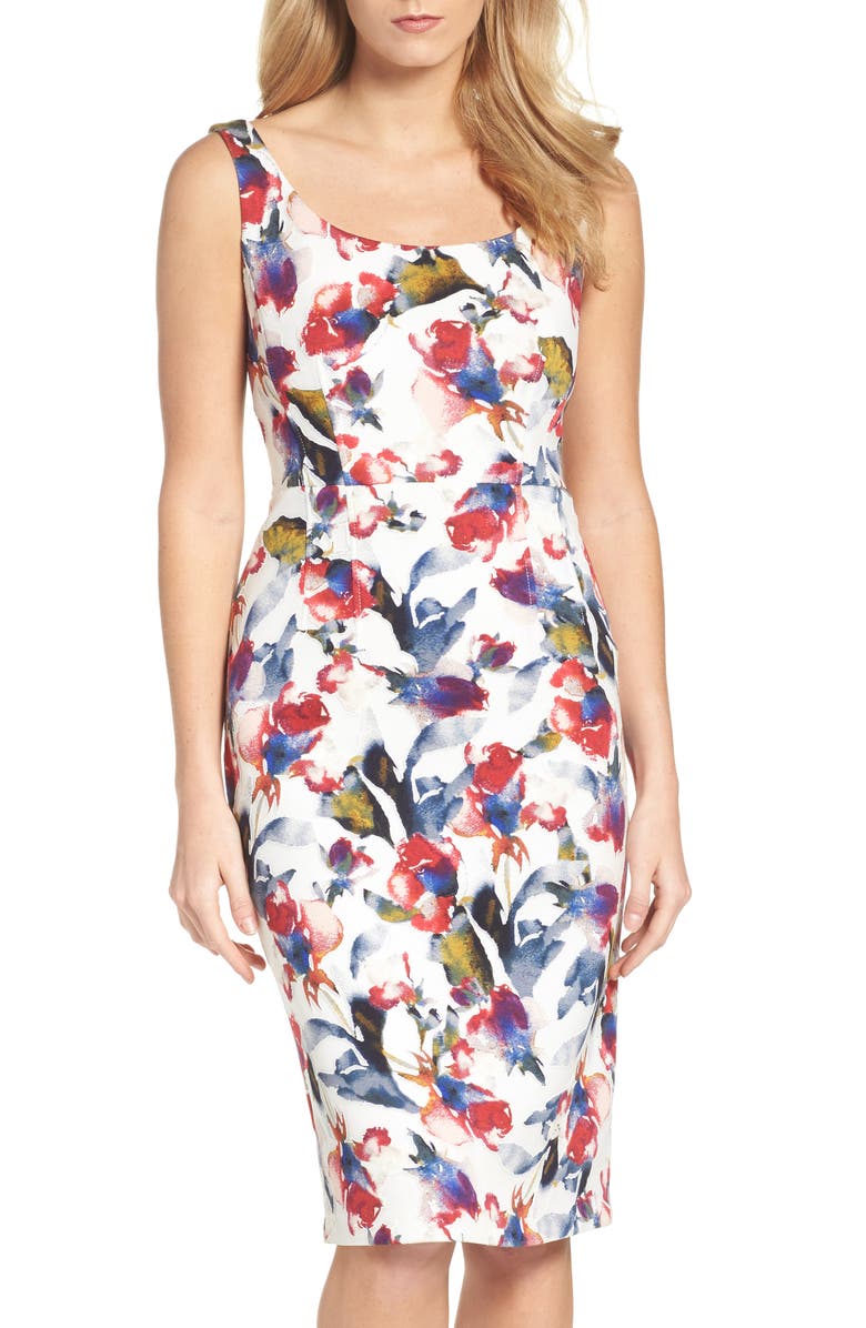 Maggy London Tea Rose Dress, Main, color, 