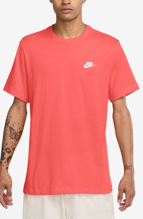 Tシャツ・カットソー COMME DES GARCONS Men T-shirt Coral FOT501 CORAL COMME DES GARCONS CDG PLAY RED SIDE HEART TEE GREY AZ-T264