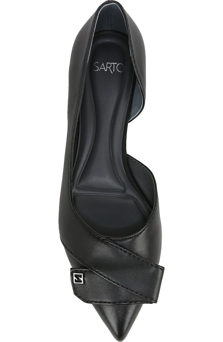 SARTO by Franco Sarto Elisha Half d'Orsay Pointed Toe Flat, Alternate, color,