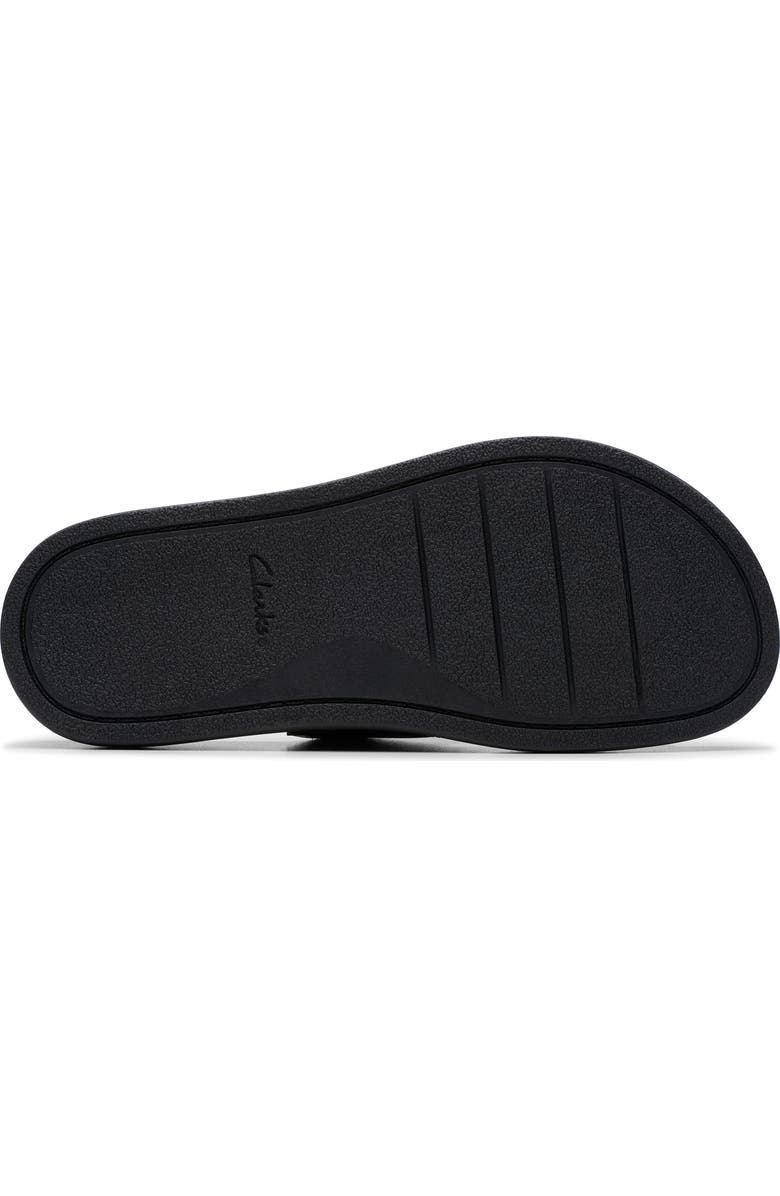 Clarks<sup>®</sup> Arwell Walk Slide Sandal, Alternate, color, Black Leather