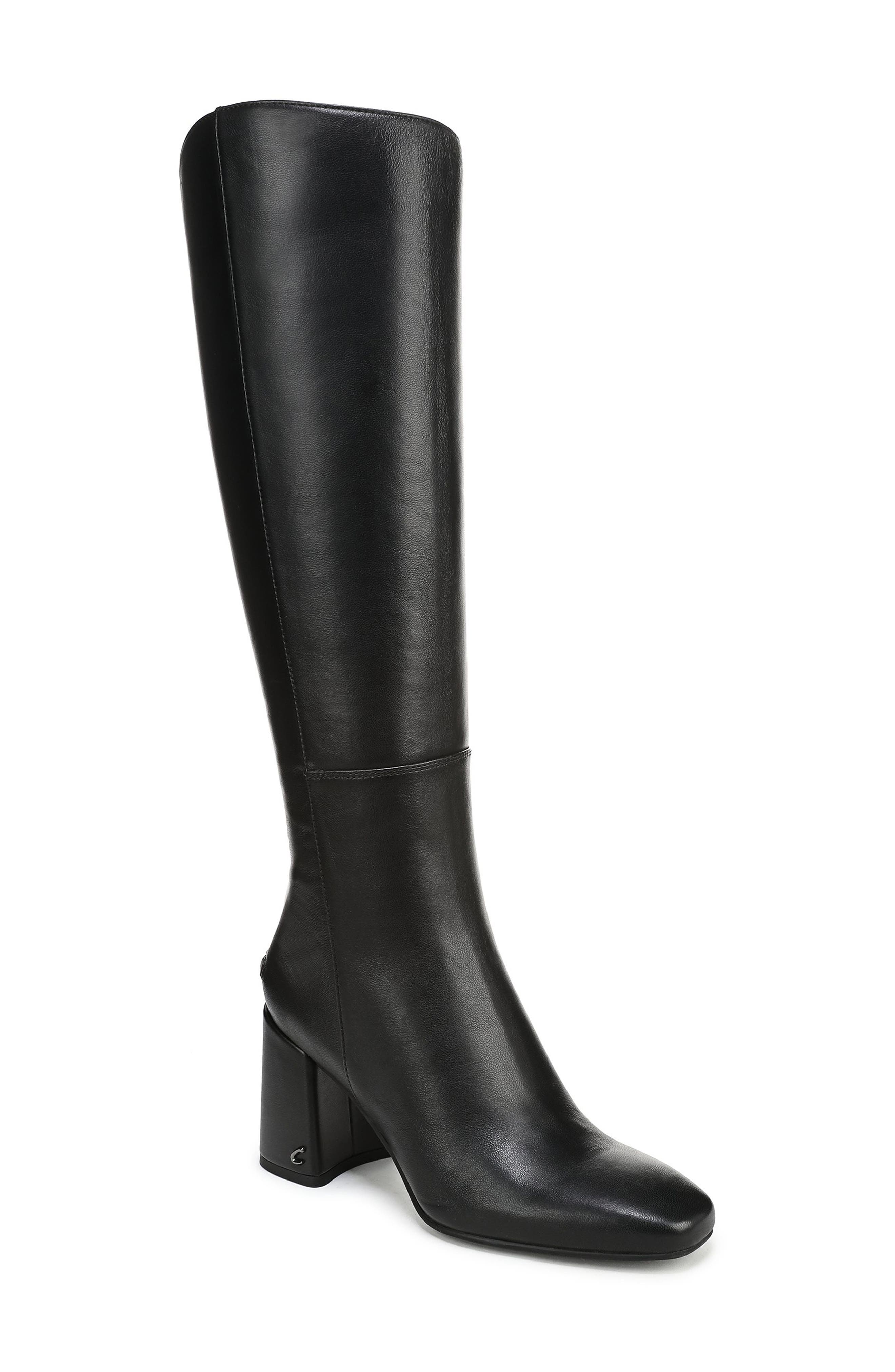 Circus NY by Sam Edelman Billie Knee High Boot, Main, color, Black Leather