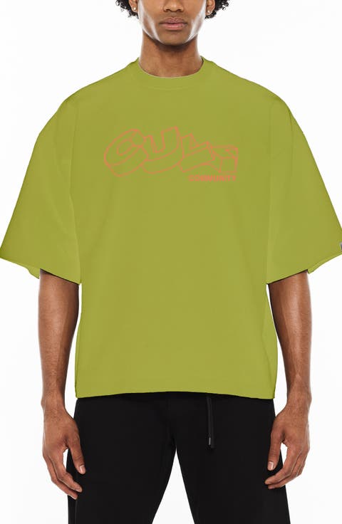 Boxy Fit Logo Graphic T-Shirt