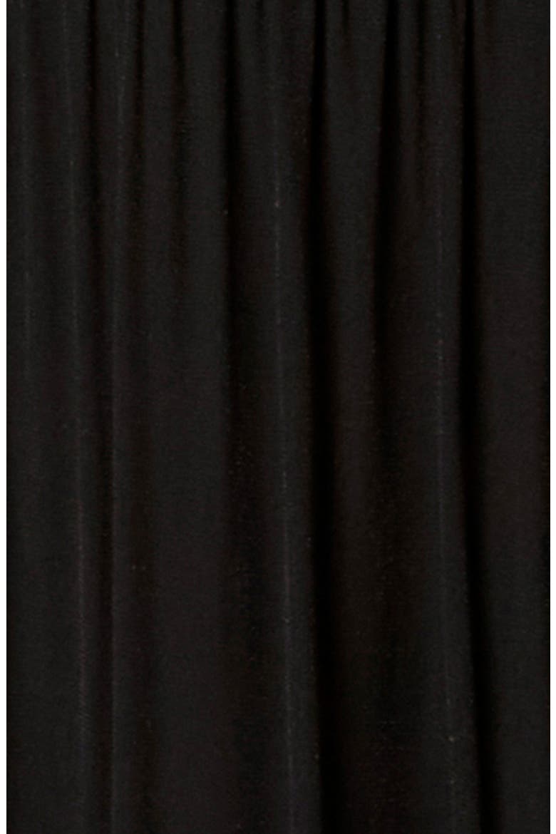 Clea Ruched Fit & Flare Drop Waist Dress, Alternate, color, BLACK