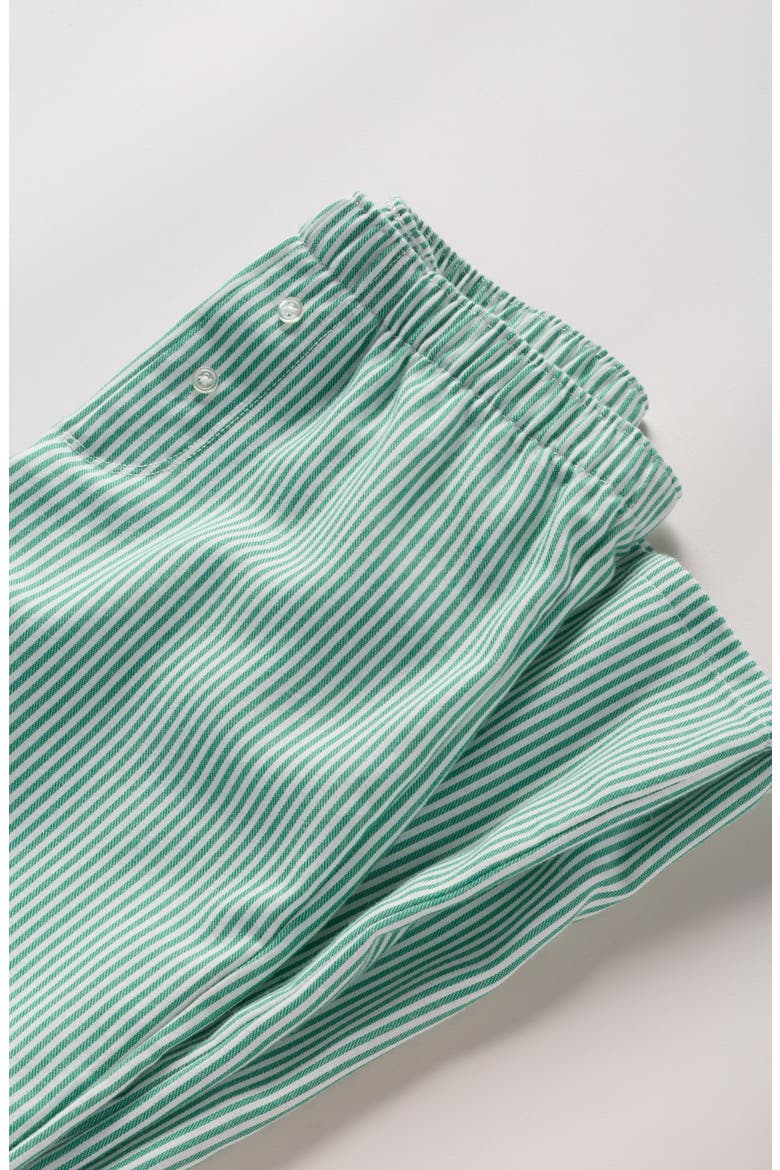 Kids' Boxer Pajama Pants, Alternate, color, MULTI GREEN SLEEP STRIPE