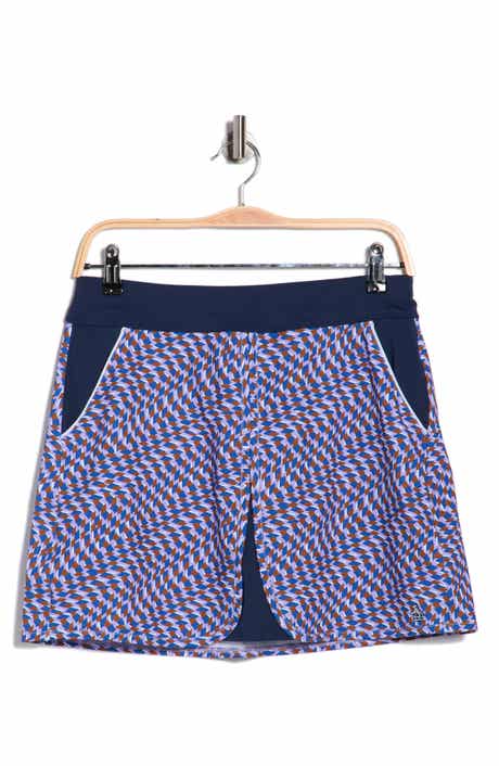 ORIGINAL PENGUIN GOLF Optical Print Colorblock Golf Skort