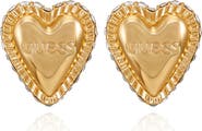GUESS Heart Pavé Stud Earrings