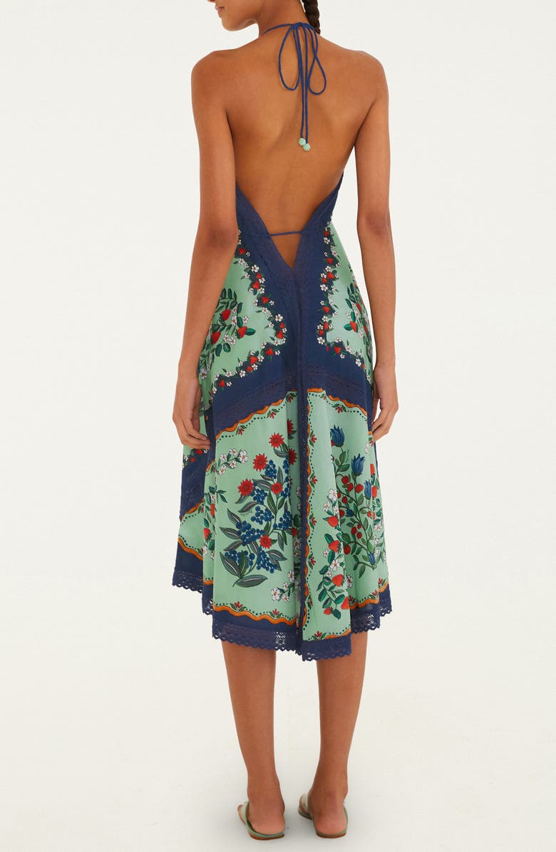 FARM Rio Fruit Beauty Faded Green Cover-Up Maxi Dress, Alternate, color, Faded Green