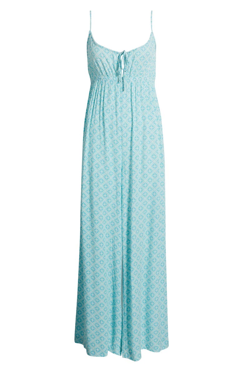 Rip Curl Half Moon Bay Maxi Sundress, Main, color, Sea Blue