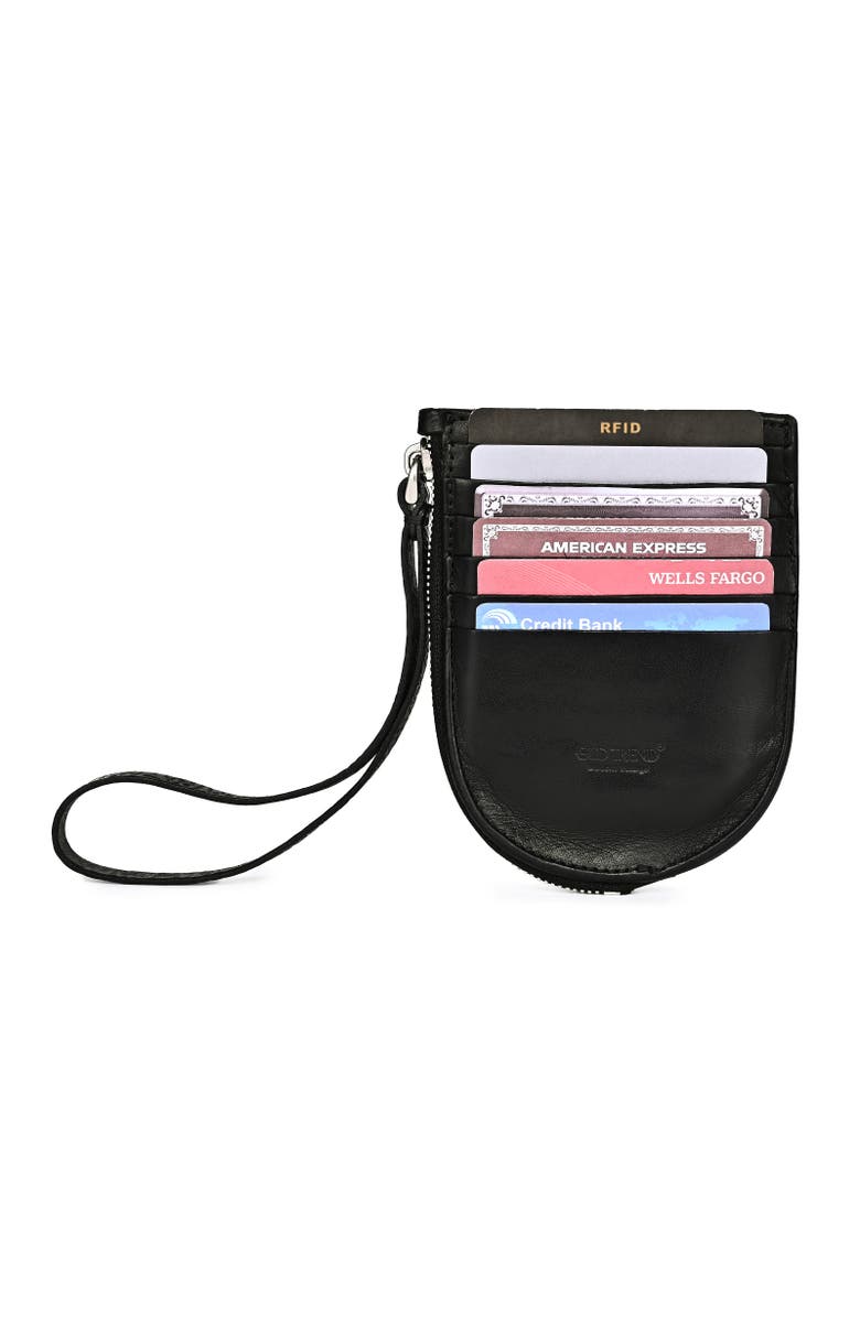 OLD TREND Lily Genuine Leather Traveler Wallet, Alternate, color, Black