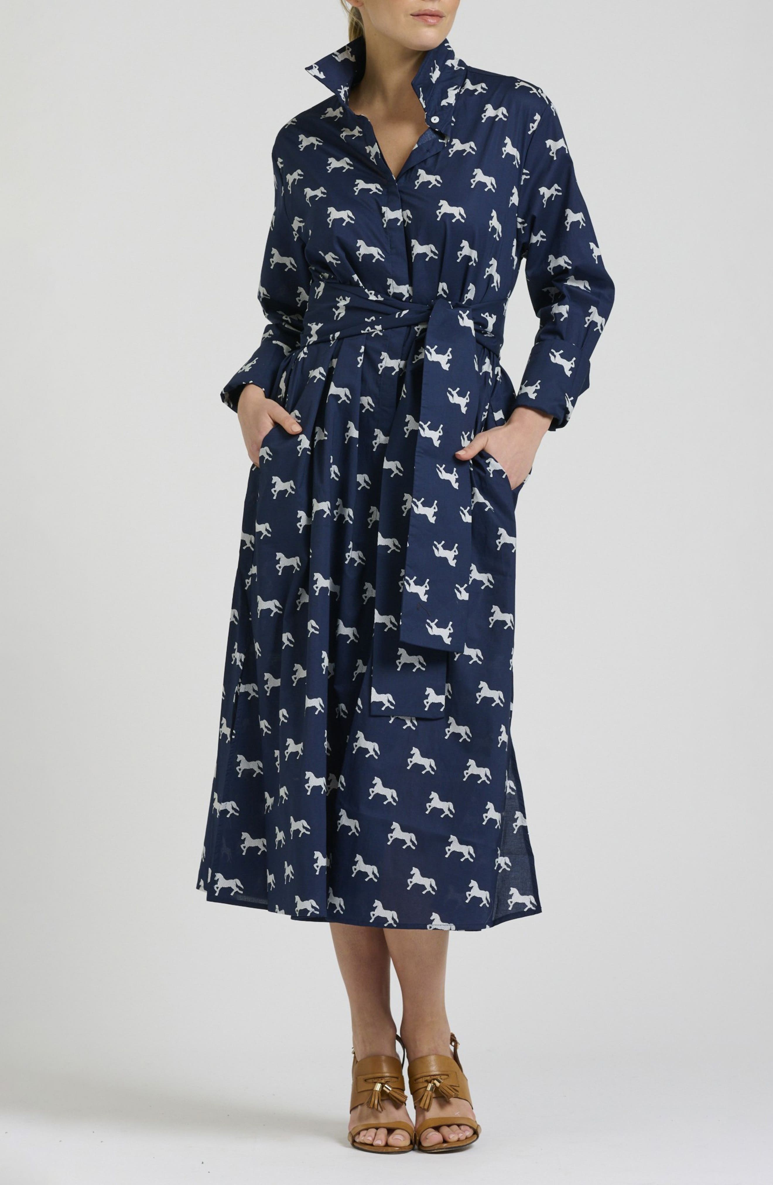 selected NAVY PRANCING PONY