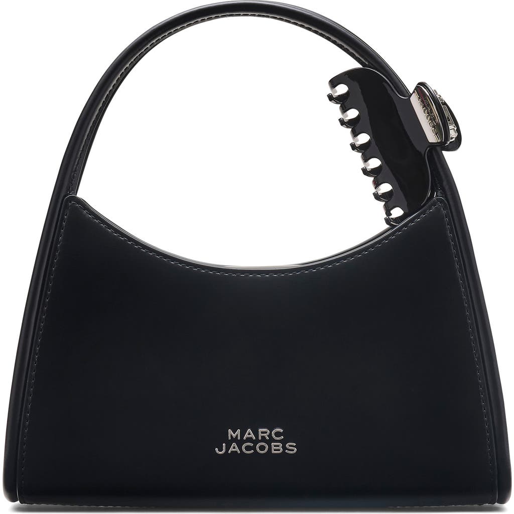 Marc Jacobs 'the Glam Claw Clip' Crossbody Bag In Black