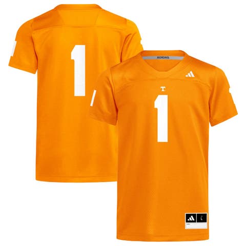 Youth adidas #1 Tennessee Orange Tennessee Volunteers Replica Football Jersey