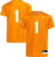 adidas Youth adidas #1 Tennessee Orange Tennessee Volunteers Replica Football Jersey