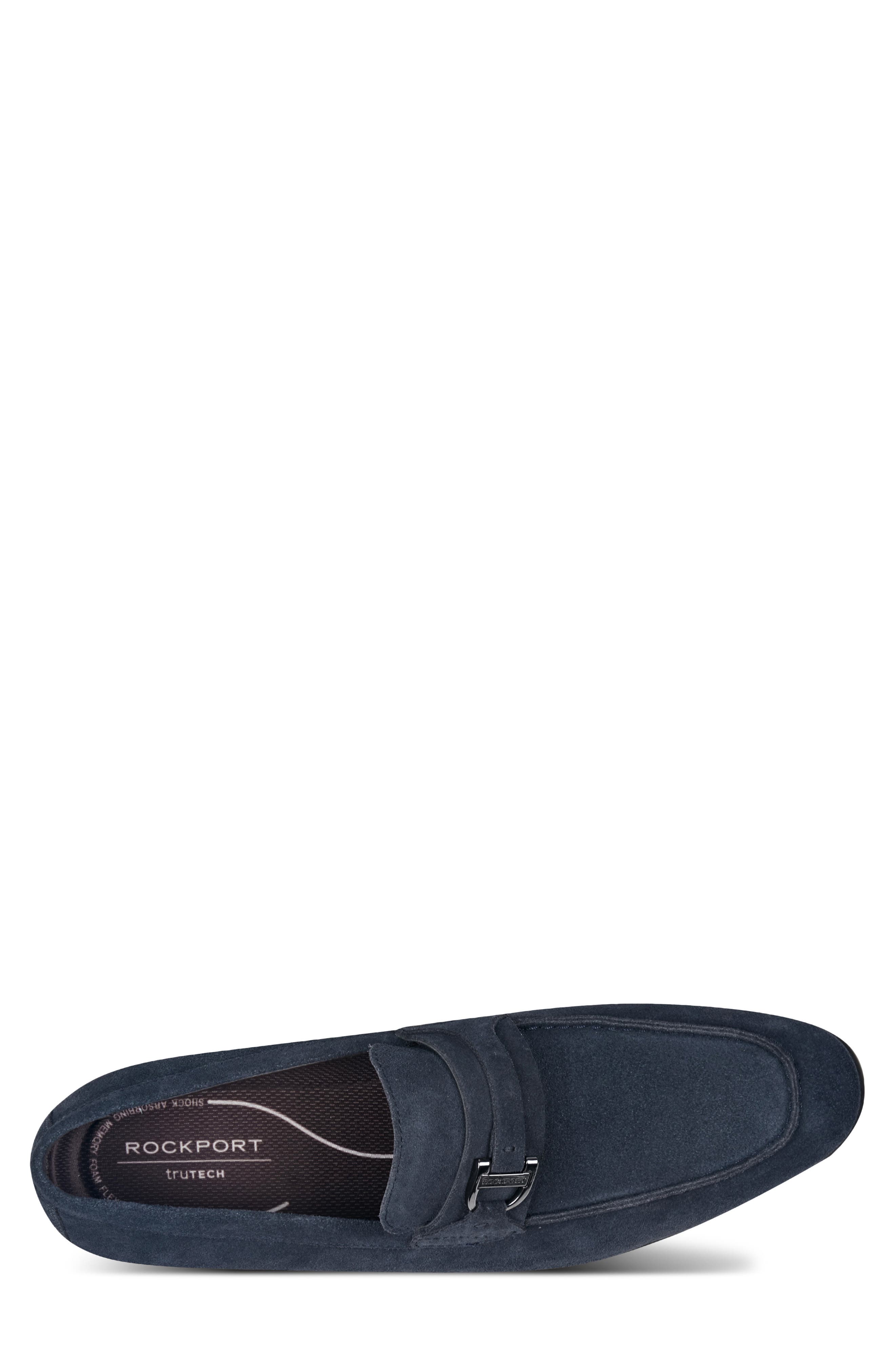 Carlo Leather Loafer, Alternate, color, DARK BLUE