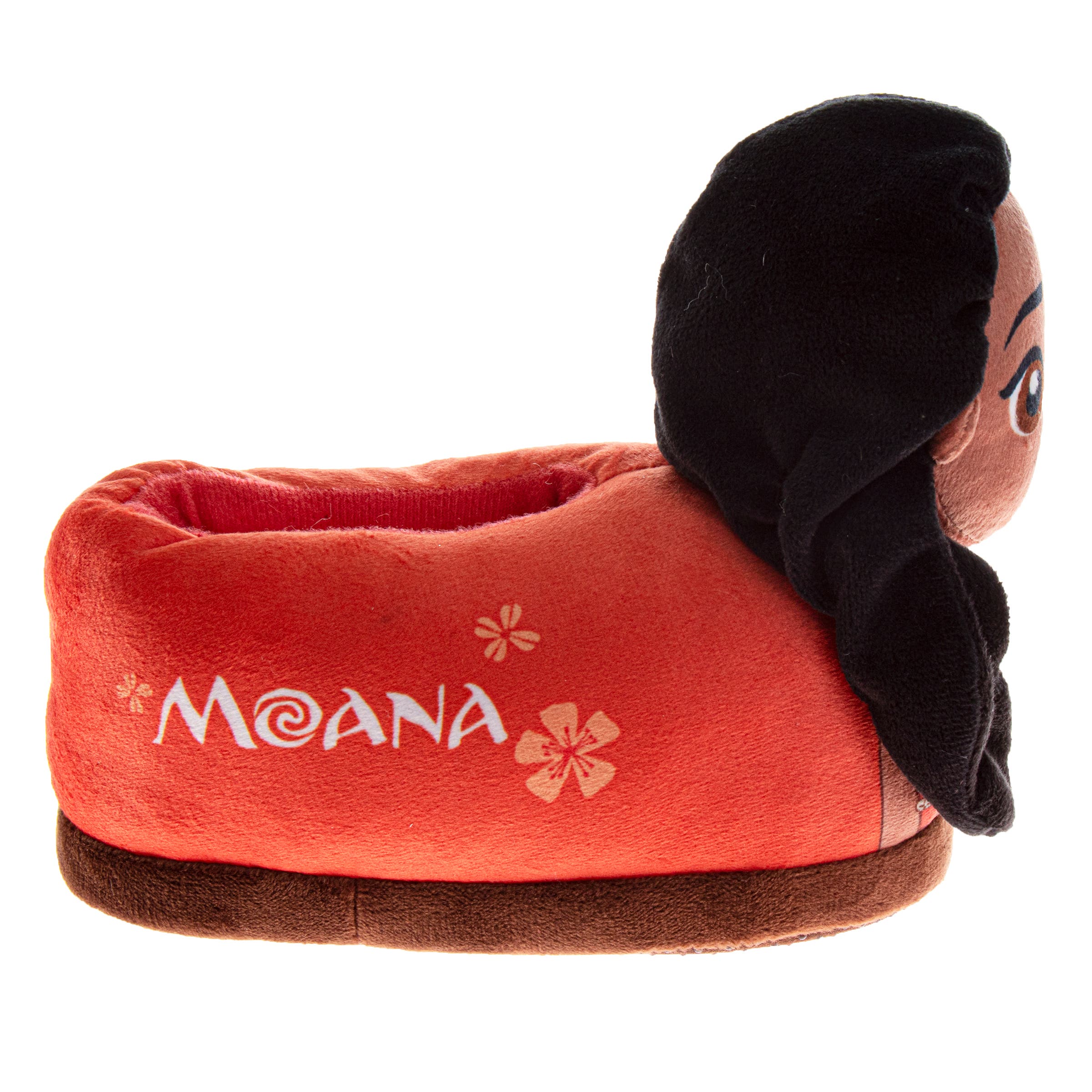 Disney Moana Slippers Girls, Alternate, color, Orange Brown