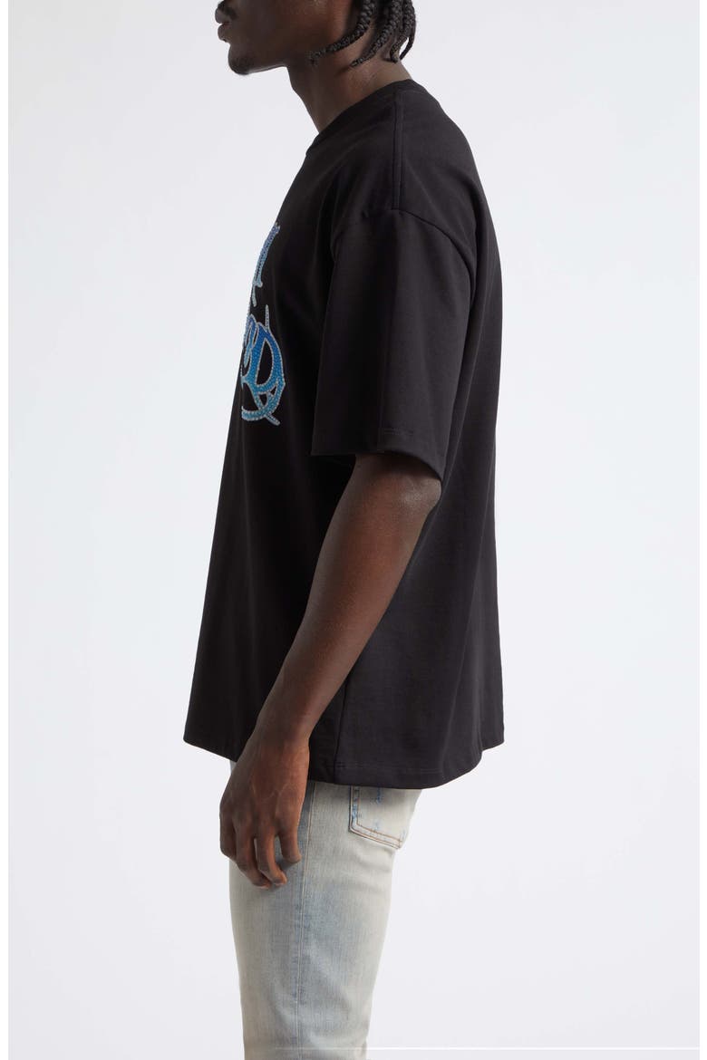 Crystal Skater Cotton Graphic T-Shirt, Alternate, color, BLACK