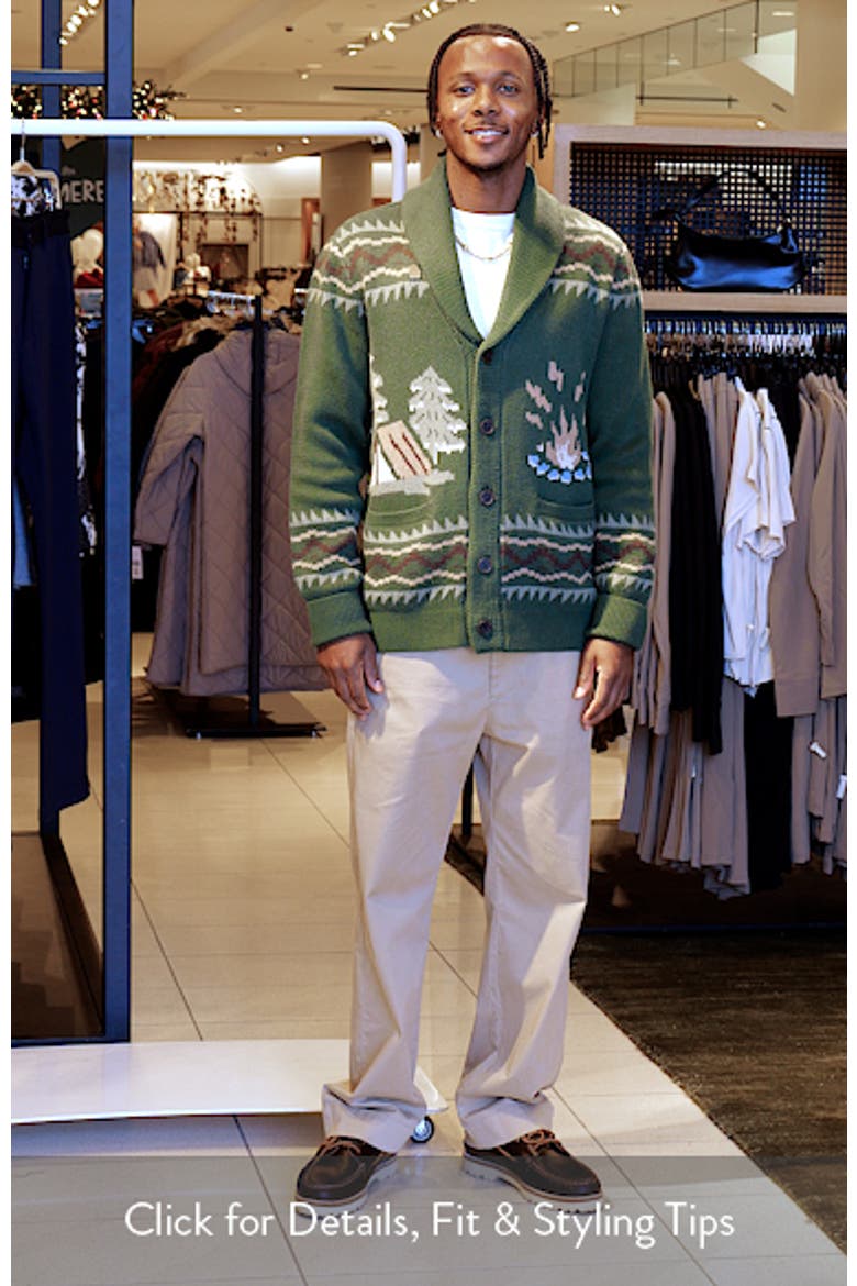 Camp Organic Cotton & Cashmere Cardigan (Men) | Nordstrom