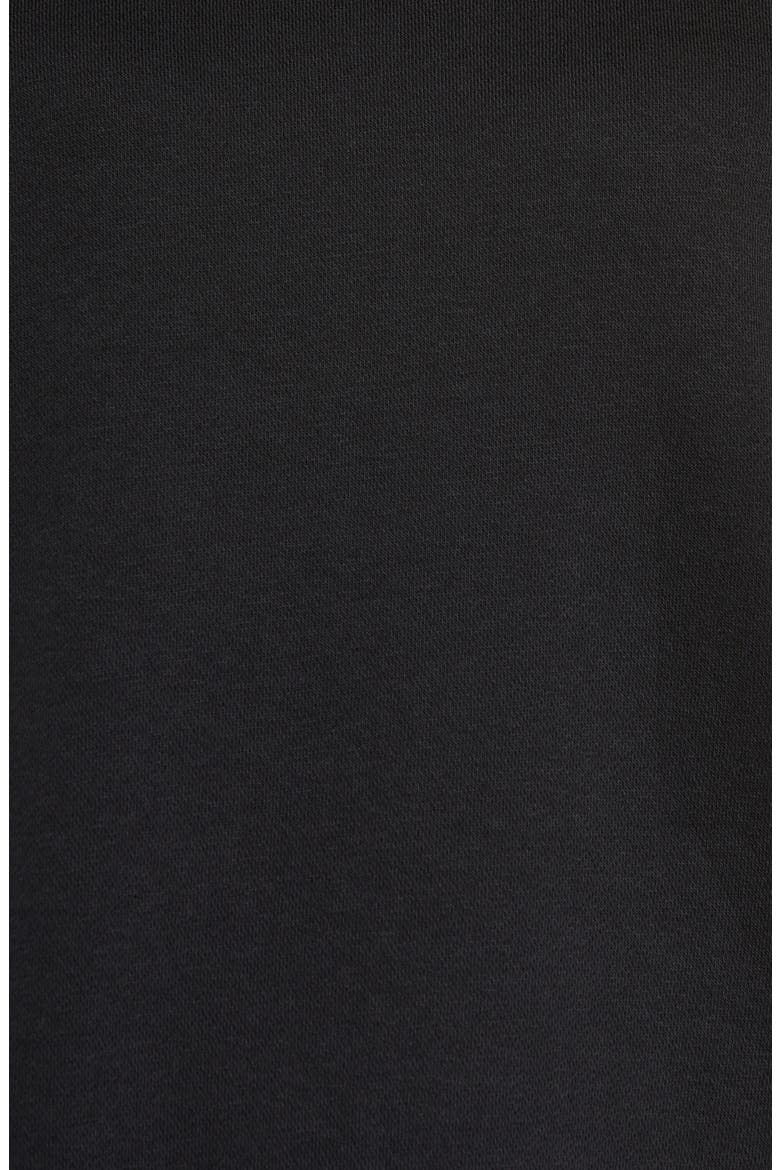 Sportswear Collection Essentials Oversize Fleece Crew Sweatshirt, Alternate, color, BLACK/ WHITE