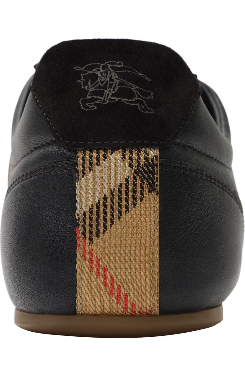 Burberry Equestrian Knight Design Runner Sneaker, Alternate, color, Black