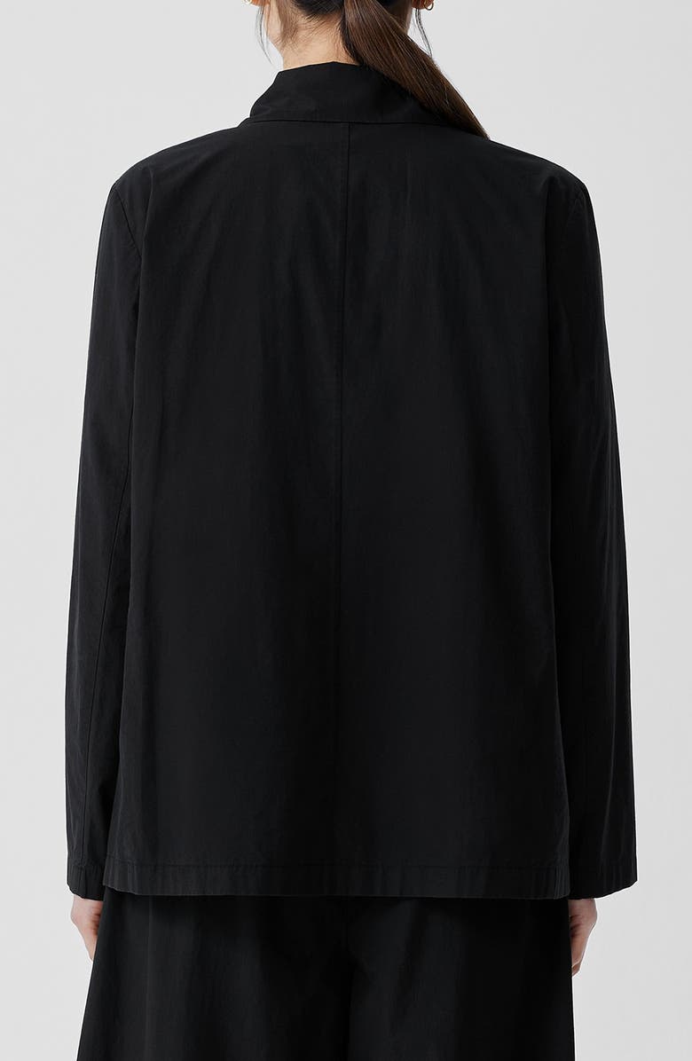Eileen Fisher Organic Cotton Longline Blazer, Alternate, color, 