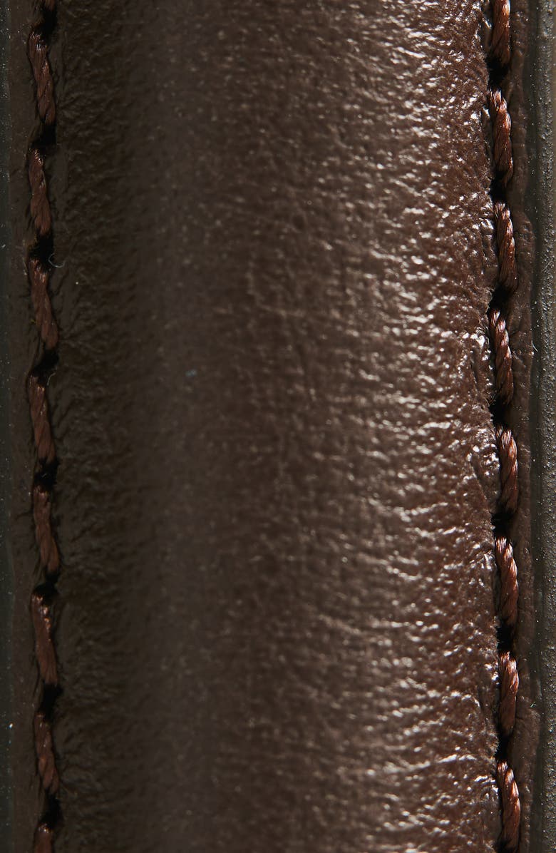 TOTEME Thin Leather Belt, Alternate, color, Bark