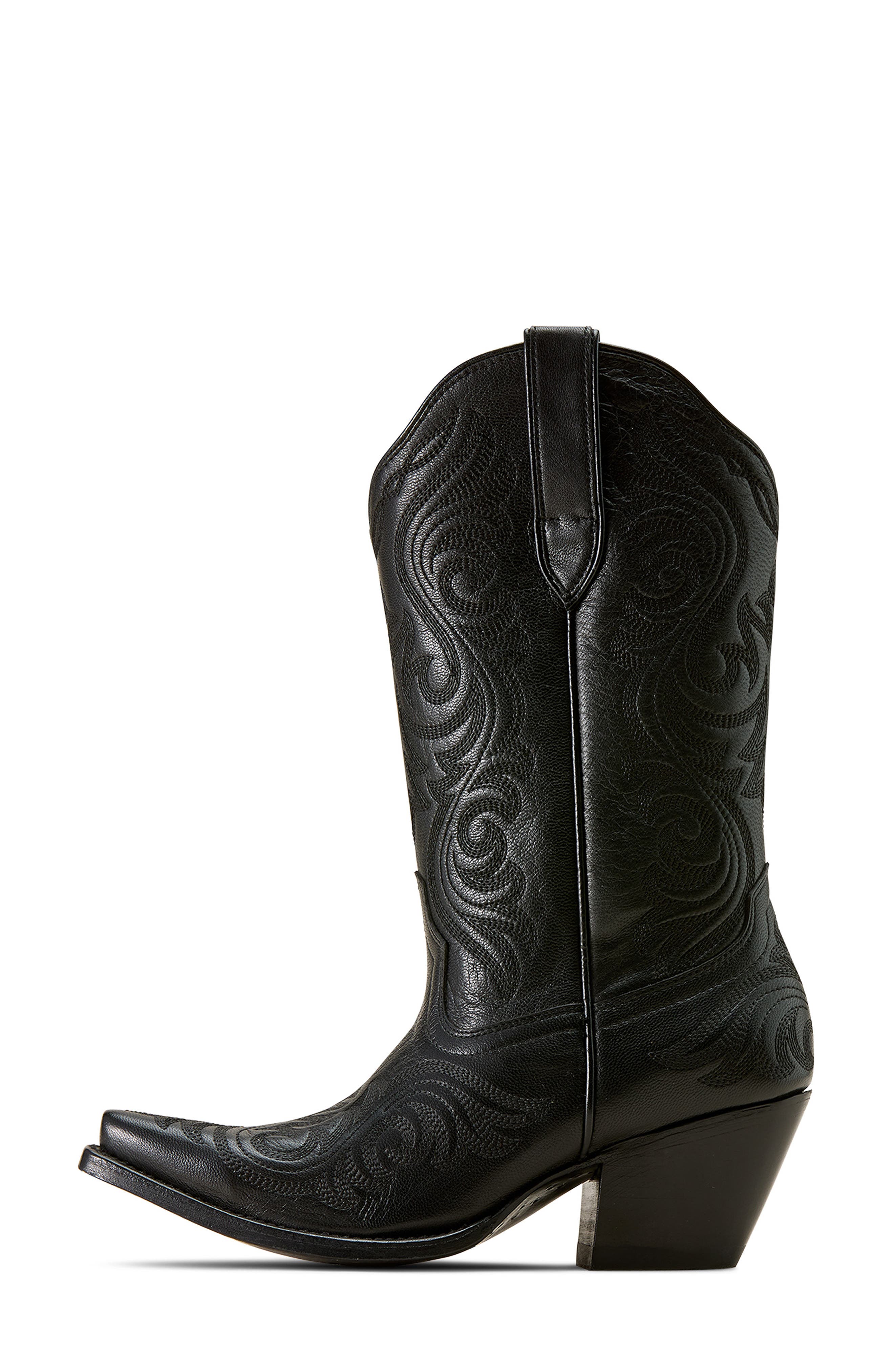 Amora Western Boot, Alternate, color, OBSIDIAN