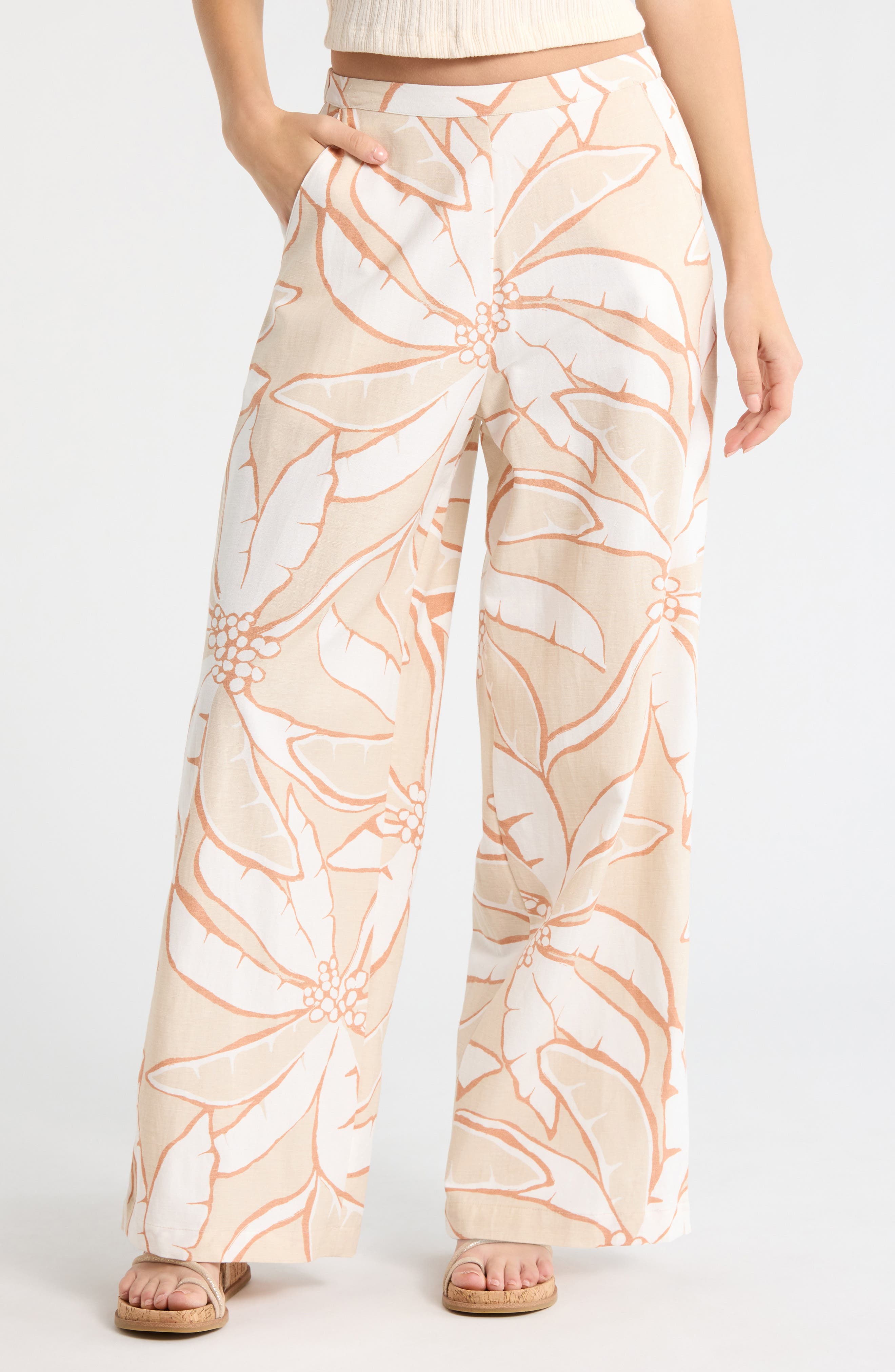 Tropic Breeze Straight Leg Pants (Women) | Nordstrom
