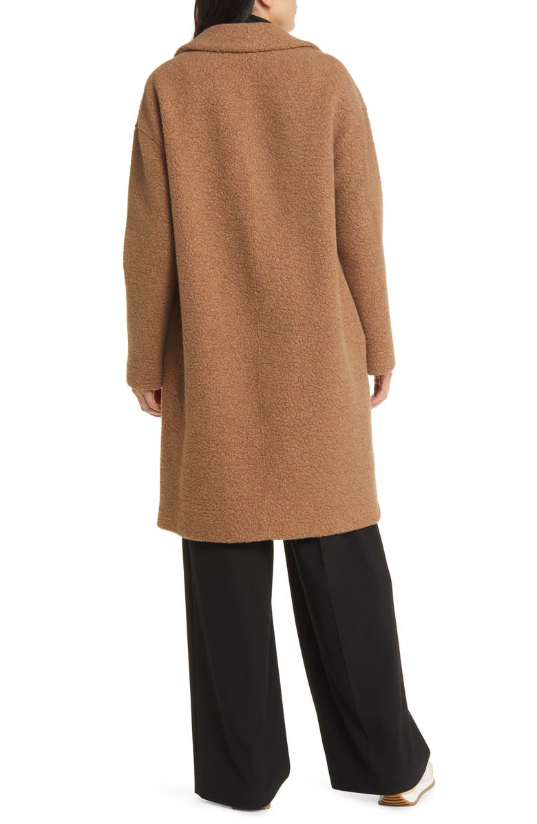 Harris Wharf London Double Breasted Wool Blend Teddy Coat, Alternate, color, 