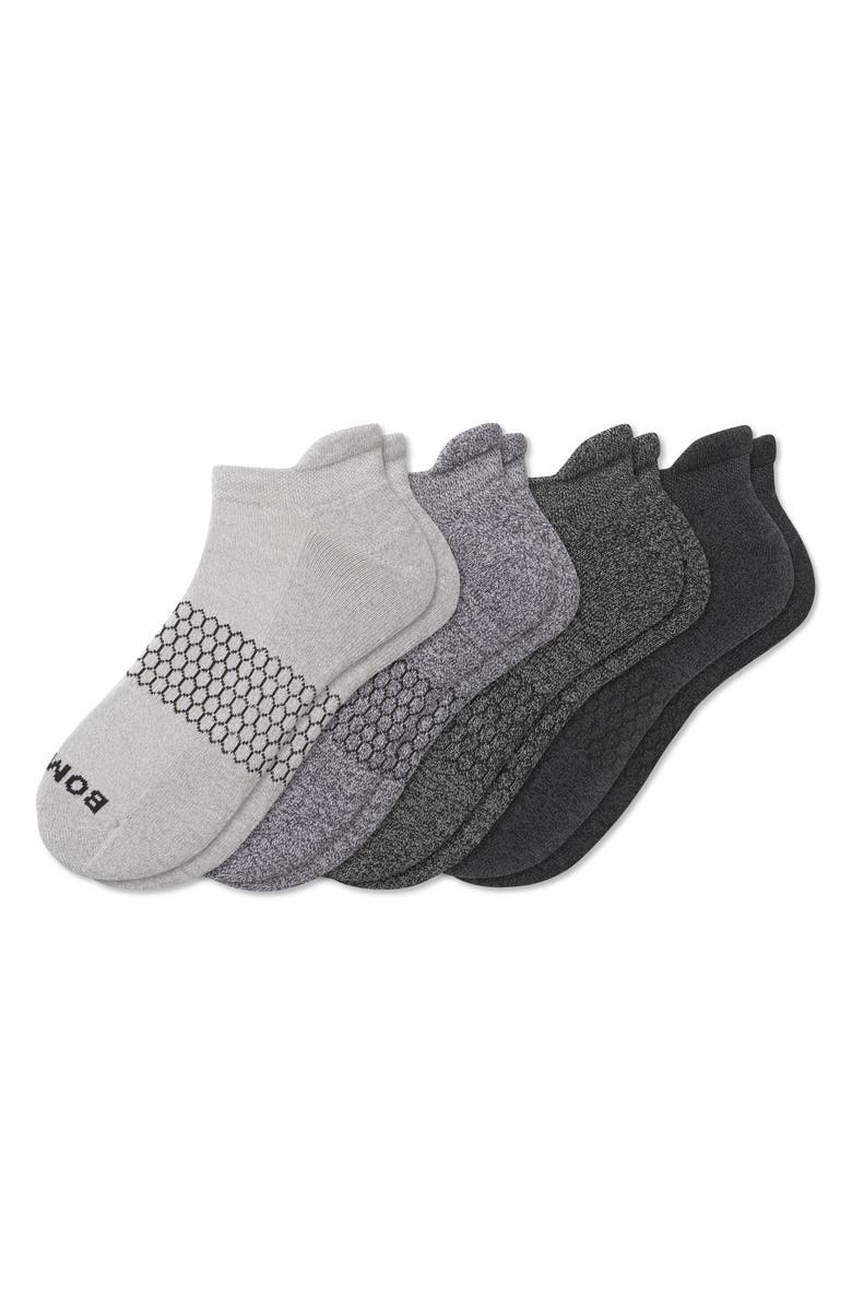 Bombas Assorted 4-Pack Marl Ankle Socks, Main, color, 