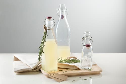 Kilner Square Swing Top Bottle, 16 Ounce In Transparent