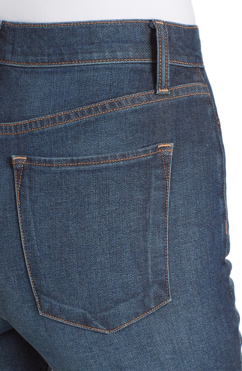 Alice + Olivia Jeans Beautiful High Waist Bell Bottom Jeans, Alternate, color, 