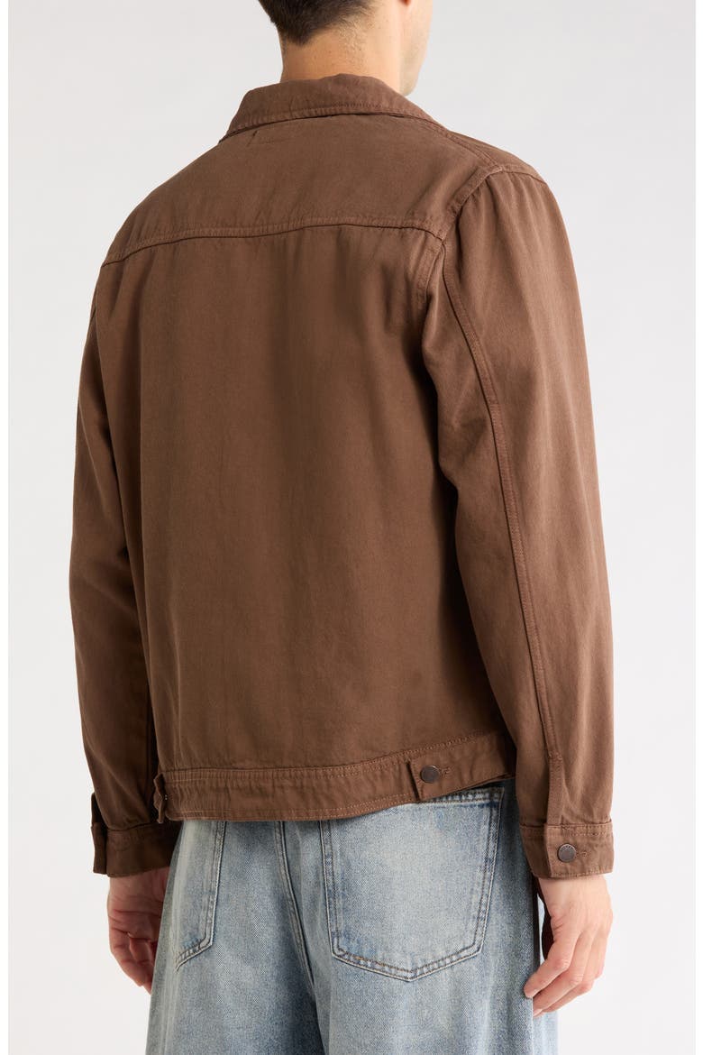Cotton Utility Jacket, Alternate, color, BROWN