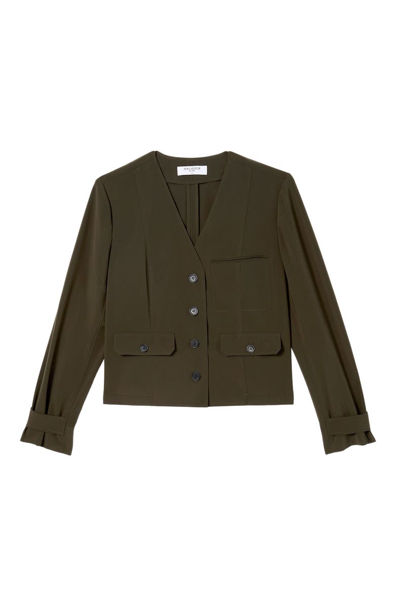 M.M.LaFleur Ayla Travel Jacket - OrigamiTech, Alternate, color, Olive