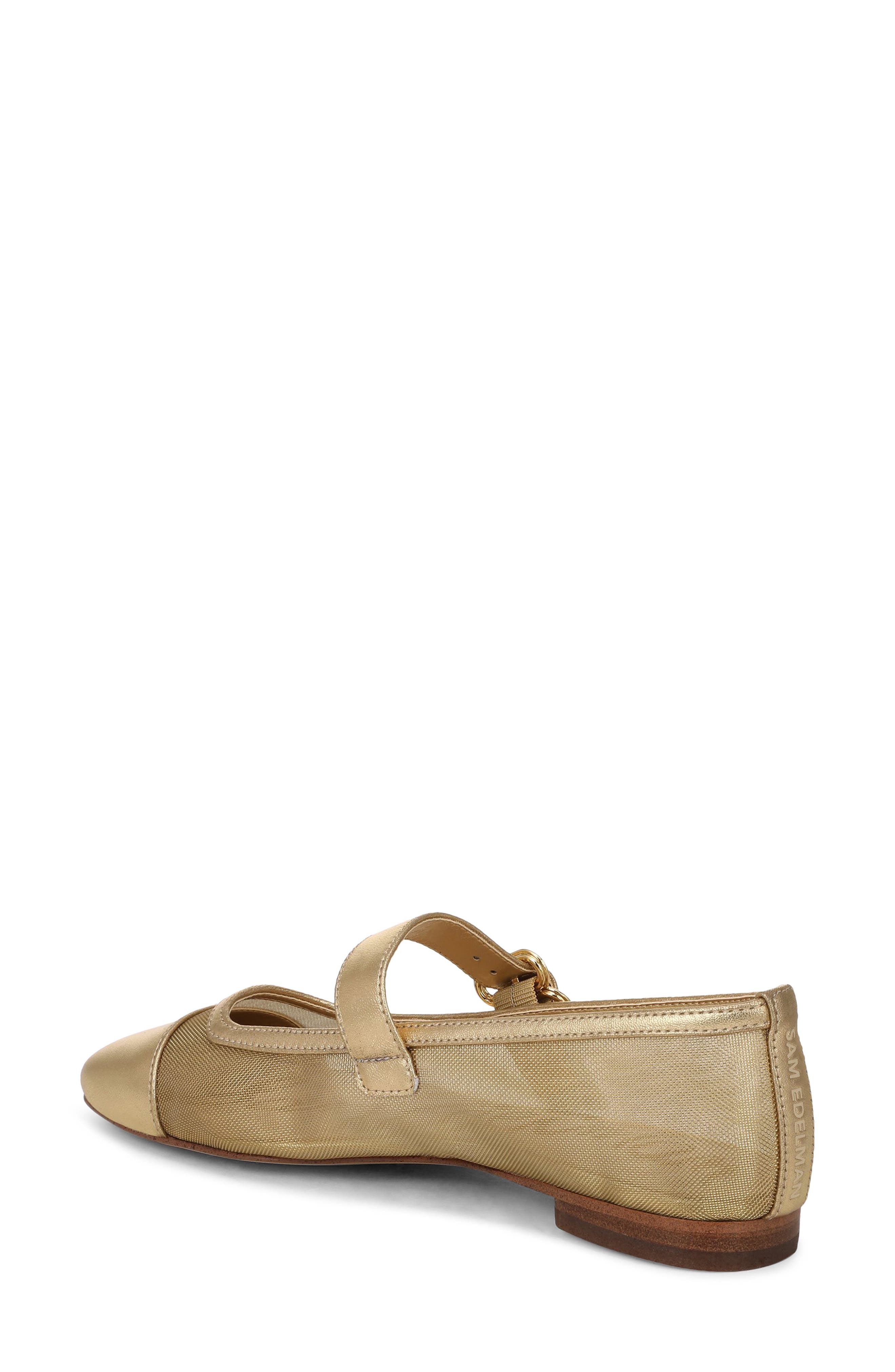 Miranda Mary Jane Flat, Alternate, color, AMBER GOLD