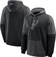 FANATICS Men's Fanatics Black San Antonio Spurs Pick & Roll Defender Pullover Hoodie