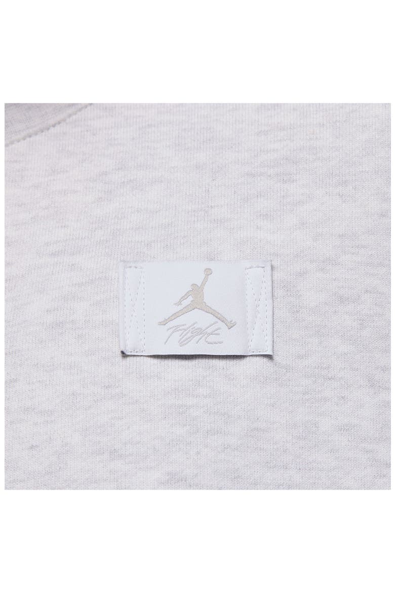 Flight Fleece Crop Sweatshirt, Alternate, color, BIRCH HEATHER