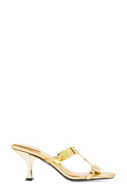Jeffrey Campbell Astarte Slide Sandal In Gold Gold