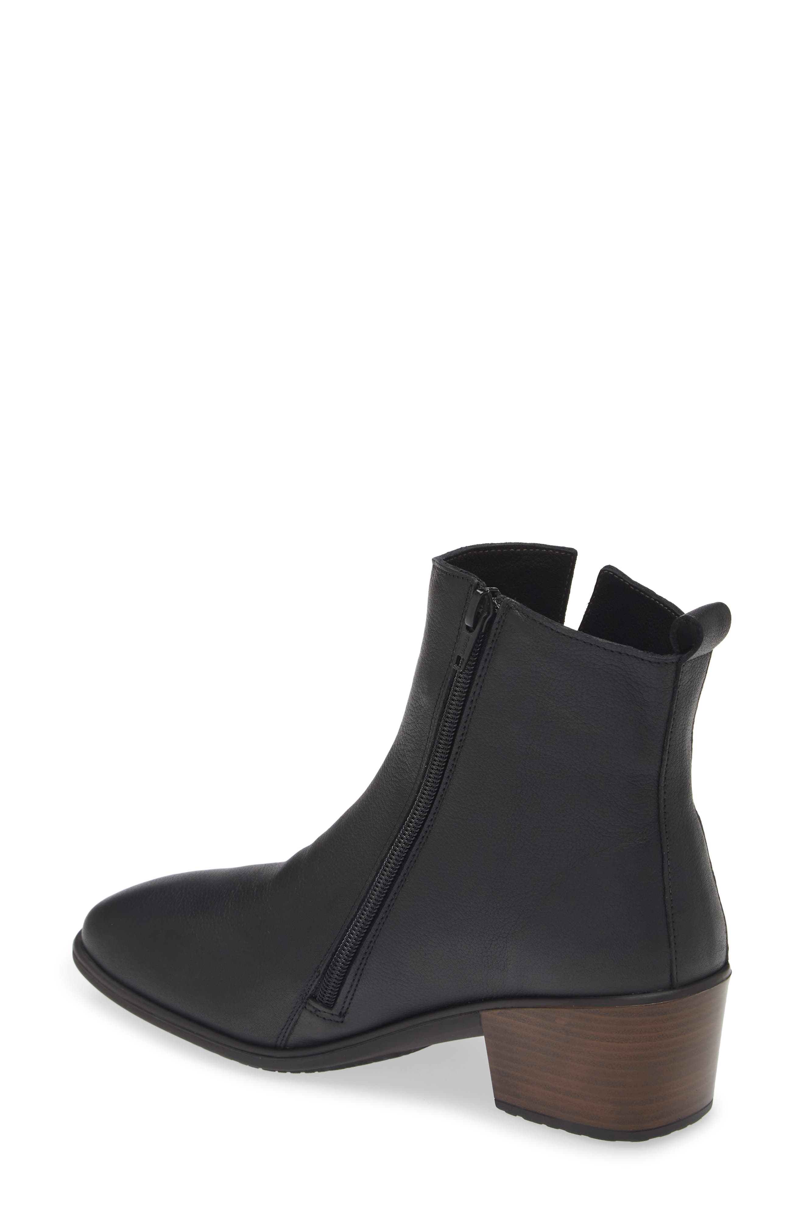 Naot Ethic Bootie, Alternate, color, Soft Black Leather