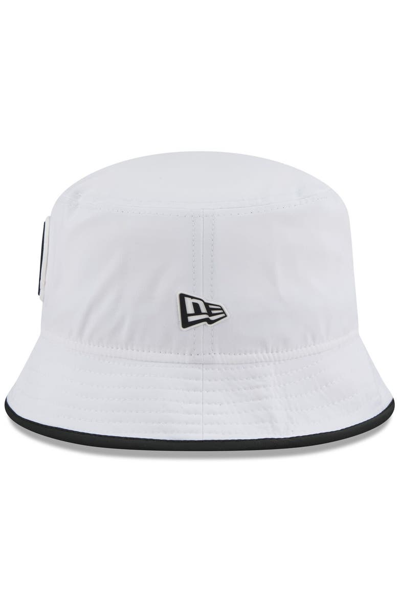 Men's New Era  White Baltimore Ravens 2025 NFL Training Camp Stretch Bucket Hat, Alternate, color, White