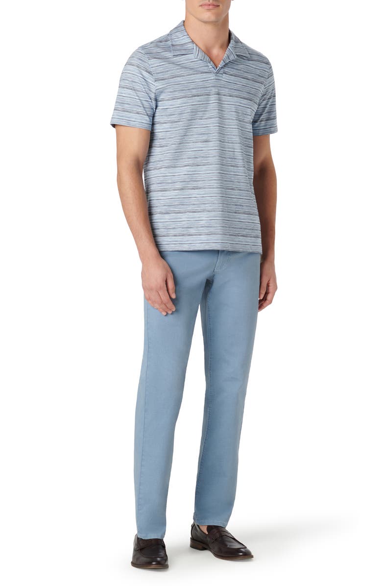 Bugatchi Johnny Collar Polo, Alternate, color, Air Blue
